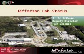 Jefferson Lab Status Hall A collaboration Dec. 16, 2013 R. D. McKeown Deputy Director For Science.