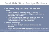 June 2004User Interface Design, Prototyping, and Evaluation1 Good Web Site Design Matters Good Web Site Design can Lead to Healthy Sales .