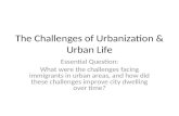 The Challenges of Urbanization & Urban Life Essential Question: What were the challenges facing immigrants in urban areas, and how did these challenges.