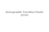 Demographic Transition Model (DTM). Key Vocabulary Crude Birth Rate (CBR) Crude Death Rate (CDR) Natural Increase Rate (NIR) – Also RNI Total Fertility.