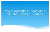Physiographic Features of the United States. A Nation of Water.