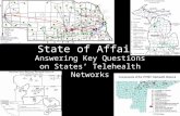 State of Affairs Answering Key Questions on States’ Telehealth Networks.