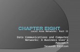 Local Area Networks: Part II Data Communications and Computer Networks: A Business User’s Approach Seventh Edition.