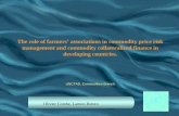 The role of farmers’ associations in commodity price risk management and commodity collateralized finance in developing countries. UNCTAD, Commodities.