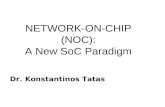 NETWORK-ON-CHIP (NOC): A New SoC Paradigm Dr. Konstantinos Tatas.