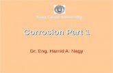 WELD-INSPECTA CO. Corrosion Part 1 Dr. Eng. Hamid A. Nagy Suez Canal University.