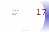 Chapter 17: Blood 1 17 Blood (RBC). Chapter 17: Blood 2 Overview of Blood Circulation  Blood leaves the heart via arteries that branch repeatedly until.
