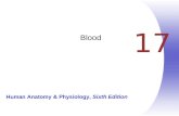 Human Anatomy & Physiology, Sixth Edition 17 Blood.