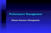 Performance Management Human Resource Management.