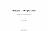March 2002 Merger Integration Intellectual Capital Collection Generic Proposal.
