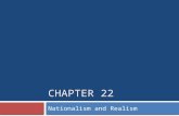 CHAPTER 22 Nationalism and Realism. Napoleon III RRevolution of 1848 resulted in new constitution, a president, and universal suffrage LLouis Napoleon,