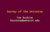 Survey of the Universe Tom Burbine tburbine@amherst.edu.