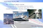 EurailSpeed Milano 2005 Siemens Transportation Systems The Transrapid Maglev System a necessity for the growing mobility market a necessity for trackbound.