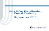 2014 Sales Distribution Portal Training September 2013.
