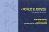 Shantha Joseph Endocrinologist Obstetric physician Sothern Adelaide Local Health Network Gestational diabetes GP Obstetric Shared Care Program Accreditation.