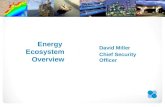 Energy Ecosystem Overview David Miller Chief Security Officer.