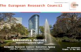European Research Council Established by the European Commission The European Research Council IFA Conference Prague, 31 May 2012 Alessandra Ferrari Research.