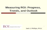 1 Jack J. Phillips, Ph.D. Measuring ROI: Progress, Trends, and Outlook.