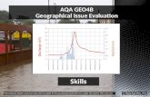 Discharge m³/s Rainfall mm 1 AQA GEO4B Geographical Issue Evaluation Skills Photocopiable/digital resources may only be copied by the purchasing institution.