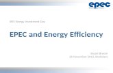 EPEC and Energy Efficiency Stuart Broom 26 November 2012, Bratislava SFEI Energy Investment Day.