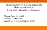 TECHNOLOGY IN REHABILITATION Neuromodulation Deep Brain Stimulation Overview Elena Draznin, MD Medical Director, Swedish Rehabilitation Unit.