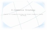 E-Commerce Strategy Chapter 14 –Ecommerce Strategy and Global Ecommerce (Turban and King)