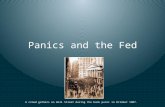 Panics and the Fed A crowd gathers on Wall Street during the bank panic in October 1907.