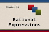 Chapter 14 Rational Expressions Martin-Gay, Developmental Mathematics 2 14.1 – Simplifying Rational Expressions 14.2 – Multiplying and Dividing Rational.