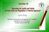 Presentación 3.3. Quality assurance program for export markets for Physalis (Cape gooseberry)