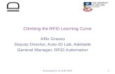 AutoLogistics & SCM 20051 Climbing the RFID Learning Curve Alfio Grasso Deputy Director, Auto-ID Lab, Adelaide General Manager, RFID Automation.