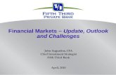 Financial Markets – Update, Outlook and Challenges John Augustine, CFA Chief Investment Strategist Fifth Third Bank April, 2010.