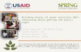 This presentation was made possible by the American people through the U.S. Agency for International Development (USAID) under Cooperative Agreement No.