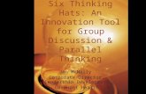 Six Thinking Hats: An Innovation Tool for Group Discussion & Parallel Thinking Jan McNally Corporate Director, Leadership Development Covenant Health.