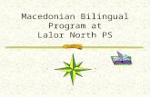 Macedonian Bilingual Program at Lalor North PS N L S P.