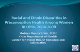 Melissa VonderBrink, MPH Ohio Department of Health Center for Public Health Statistics and Informatics.