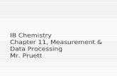 IB Chemistry Chapter 11, Measurement & Data Processing Mr. Pruett.