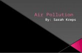Air Pollution is the most widespread and obvious kind of pollution. 147 million metric tons of air pollution (excluding CO2 and wind blown dust and soil)