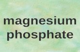 magnesium phosphate ANSWER: Mg 3 (PO 4 ) 2 KClO 4.