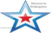 Welcome to Kindergarten Southeast Elementary School.
