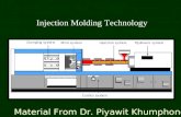 Injection Molding Technology Material From Dr. Piyawit Khumphong (MTEC)