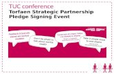 TUC conference Torfaen Strategic Partnership Pledge Signing Event.