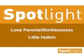 Lone Parents/Worklessness Little Hulton. Contents of presentation 2. The baseline and the story behind it 3. Our current response 4. Key issues and principles.