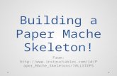 Building a Paper Mache Skeleton! From:  Mache_Skeletons/?ALLSTEPS.