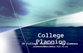 College Planning IB College Counselor: Ms. Simmons asimmons6@escambia.k12.fl.us.