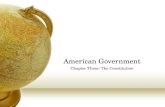 American Government Chapter Three: The Constitution.