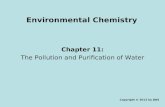Environmental Chemistry Chapter 11: The Pollution and Purification of Water Copyright © 2012 by DBS.