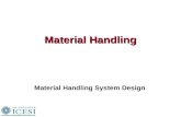 Material Handling Material Handling System Design.