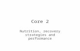Core 2 Nutrition, recovery strategies and performance.
