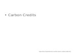 Carbon Credits .