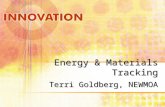 Energy & Materials Tracking Terri Goldberg, NEWMOA.